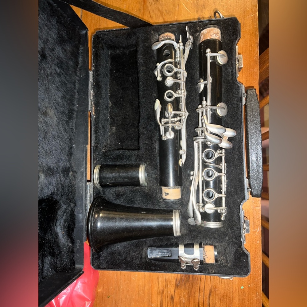 Clarinet, I believe the brand is Bundy.
